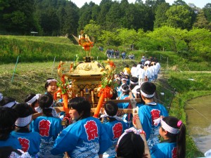 仰木祭　こども御輿